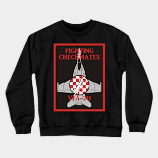 VFA-211 Fighting Checkmates - F/A-18 Crewneck Sweatshirt